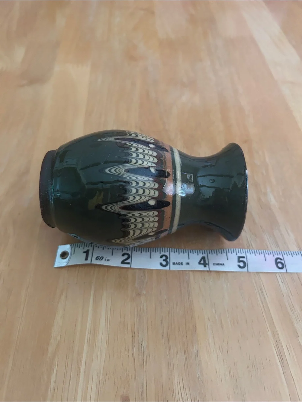 Small pottery vase